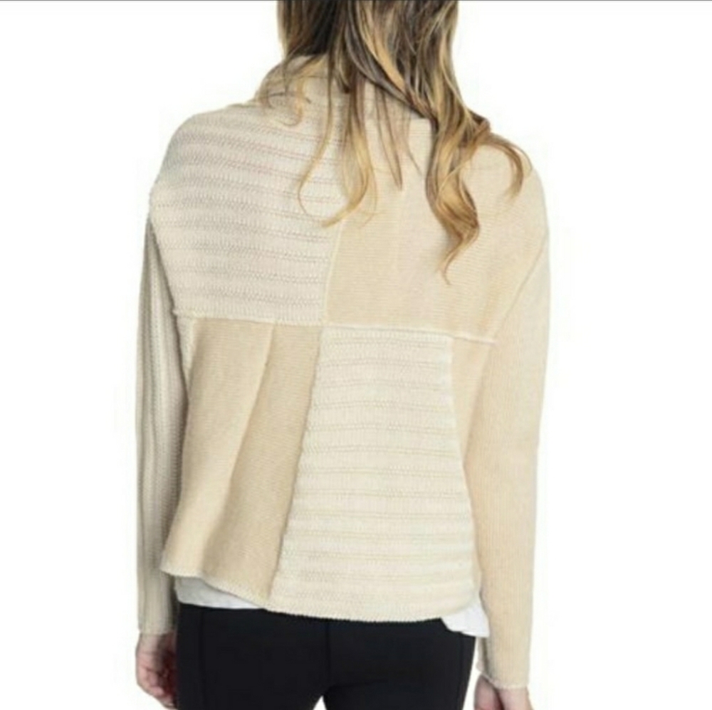 Cabi Patchwork Cardigan Sweater Wool XS - Picture 2 of 9